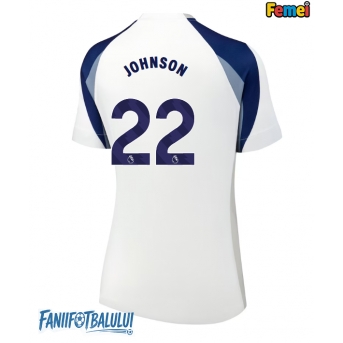Tottenham Hotspur Brennan Johnson #22 Tricou Fotbal Replică 2025-26 Femei Acasa